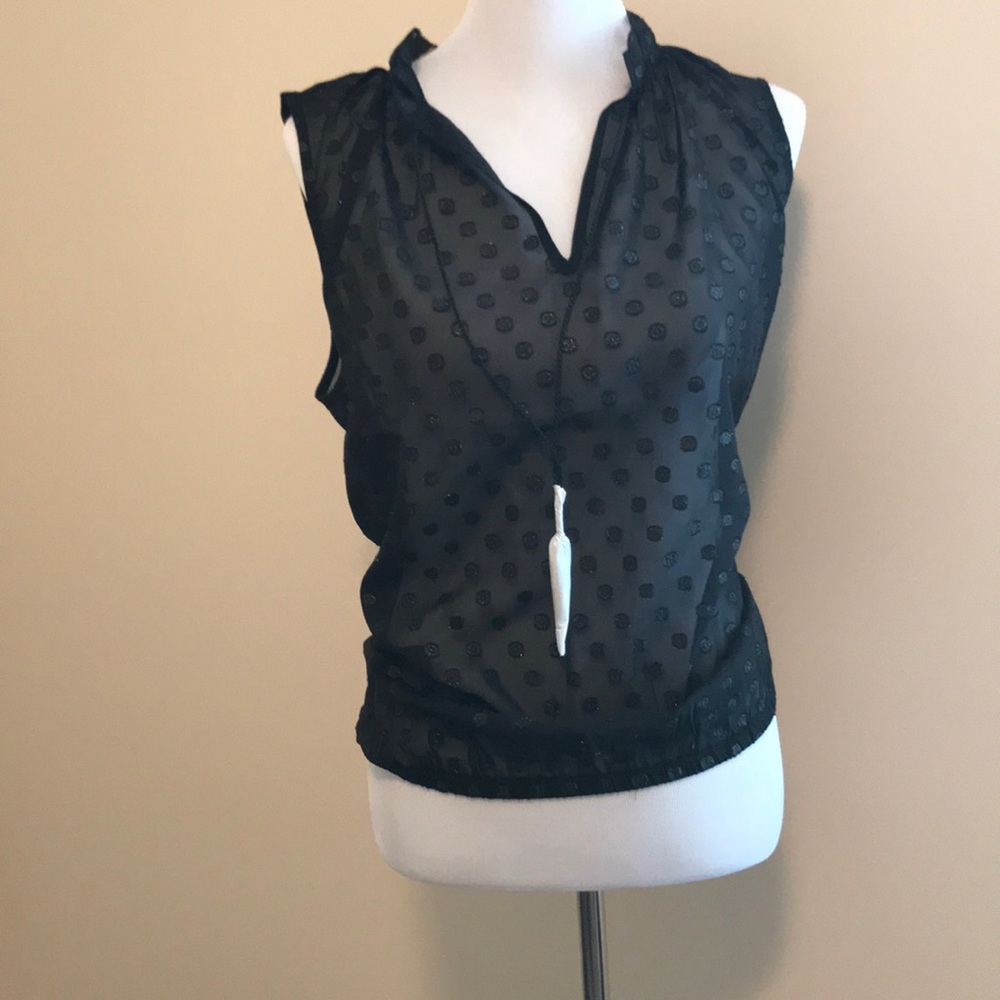 NWT- dressy  blouse with elastic hem waist